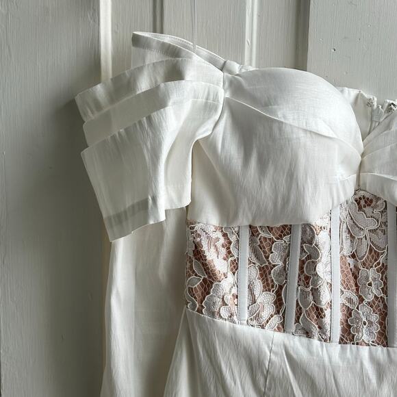 Elle Zeitoune Olivia Off the Shoulder Sheath Dress - Picture 4 of 10